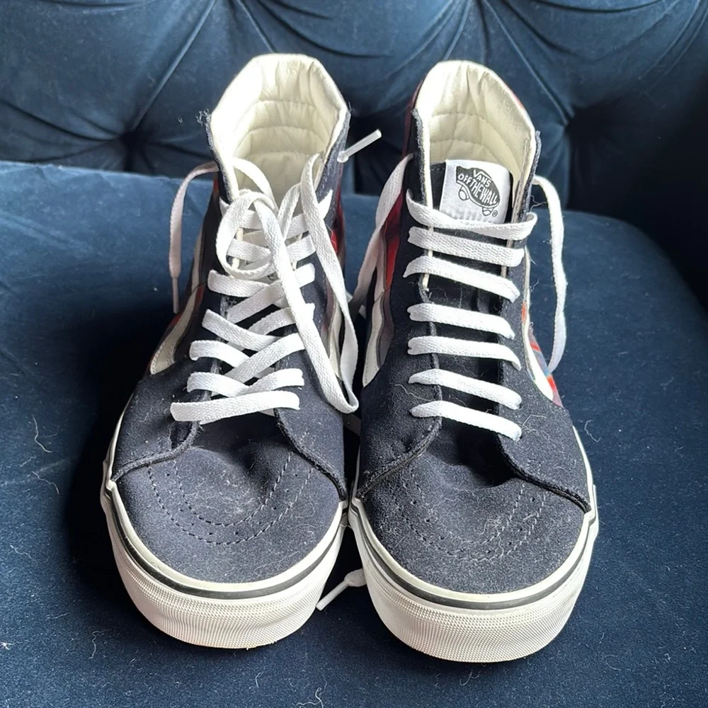 Vans High-Top Unisex Sneakers with multi-color design Men's Size 11.5 - Picture 8 of 9